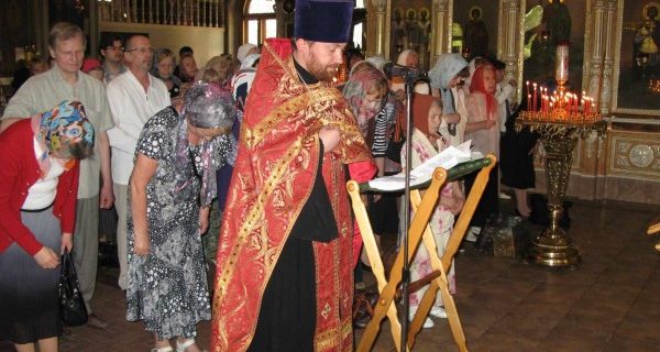 Молебен в храме на Соколе (фотоотчет)