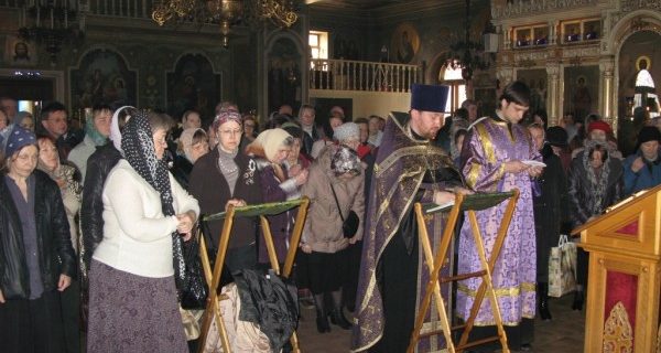 Молебен Спасителю в храме на Соколе (фотоотчет)