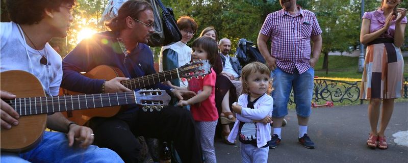 Творческий вечер в Пресненском парке